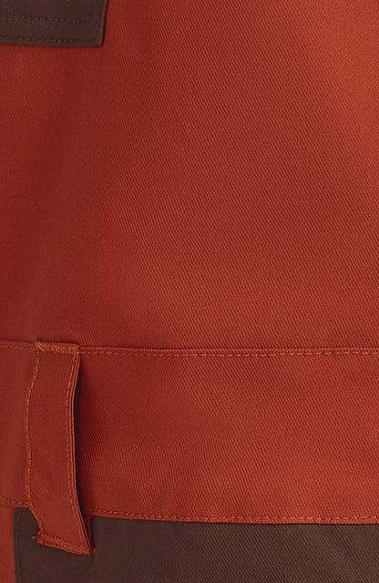 FWC'Peak Bib Snow Pants Men - Bonfire Colour Block