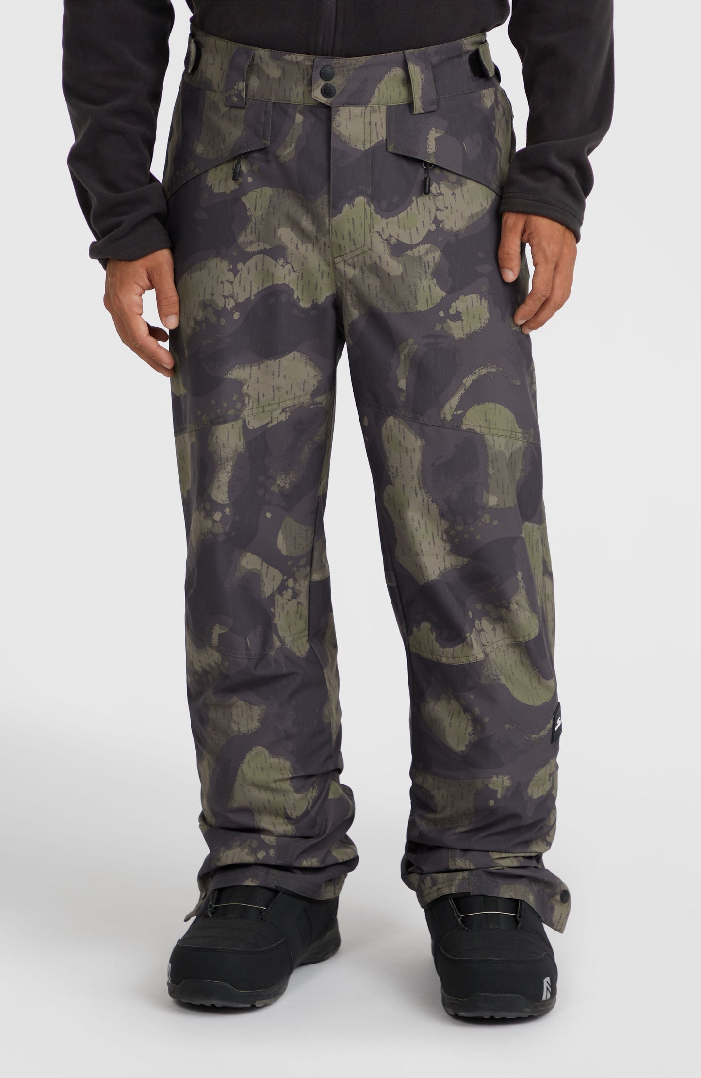 Hammer Regular Snow Pants Men - Black Night Camo