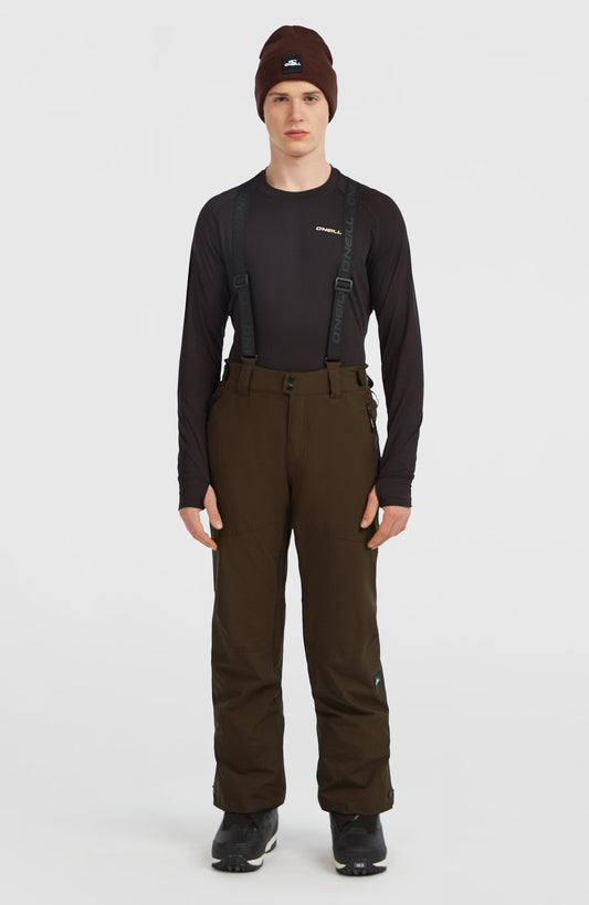 FWC'Cruz Suspender Snow Pants Men - Coffee Bean