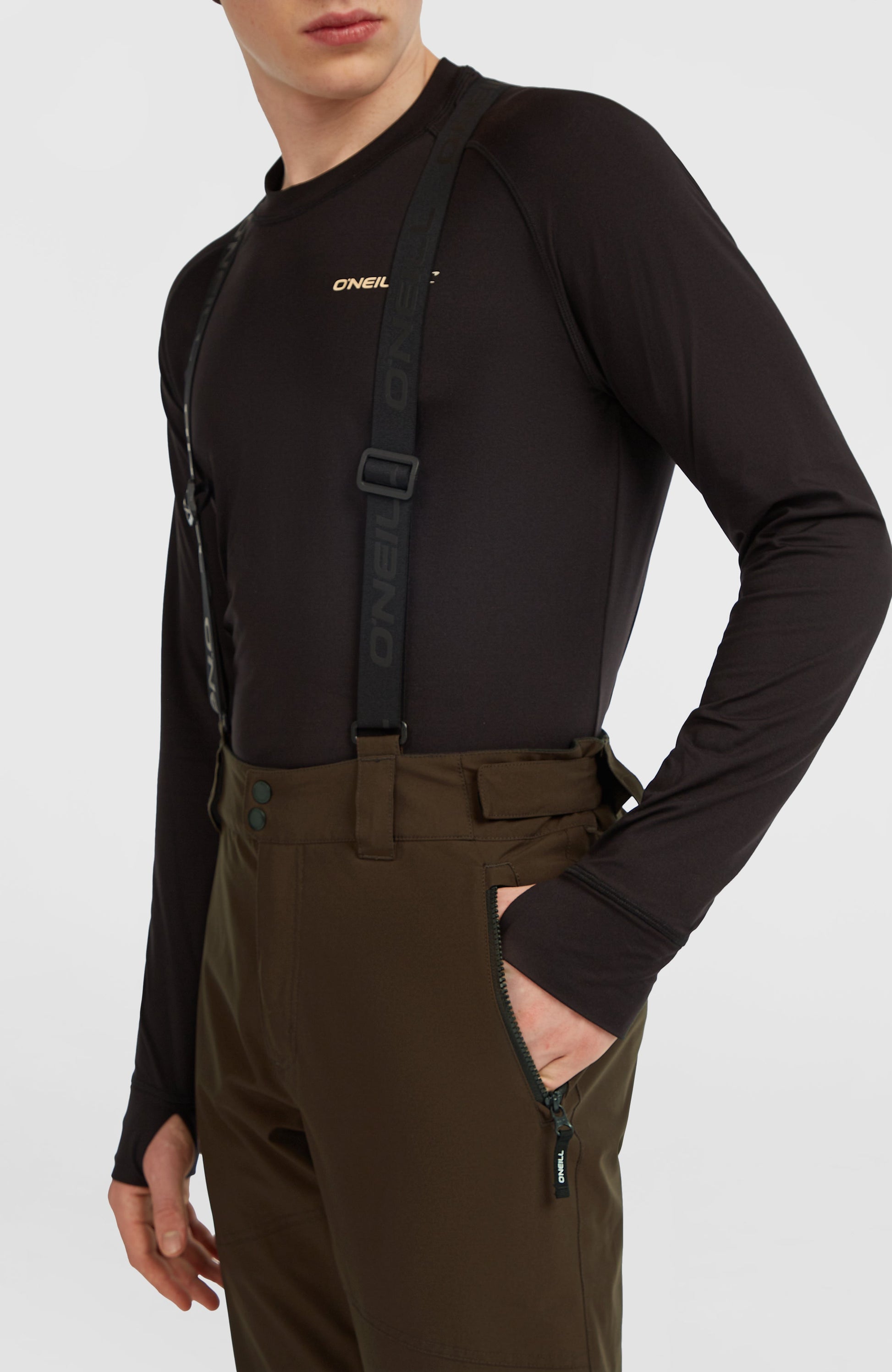 FWC'Cruz Suspender Snow Pants Men - Coffee Bean
