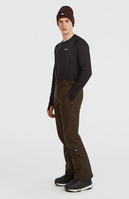 FWC'Cruz Suspender Snow Pants Men - Coffee Bean