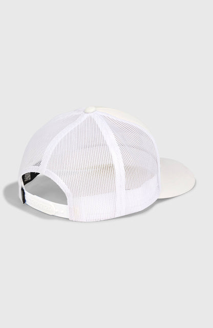 Flower Trucker Cap Men - Snow White