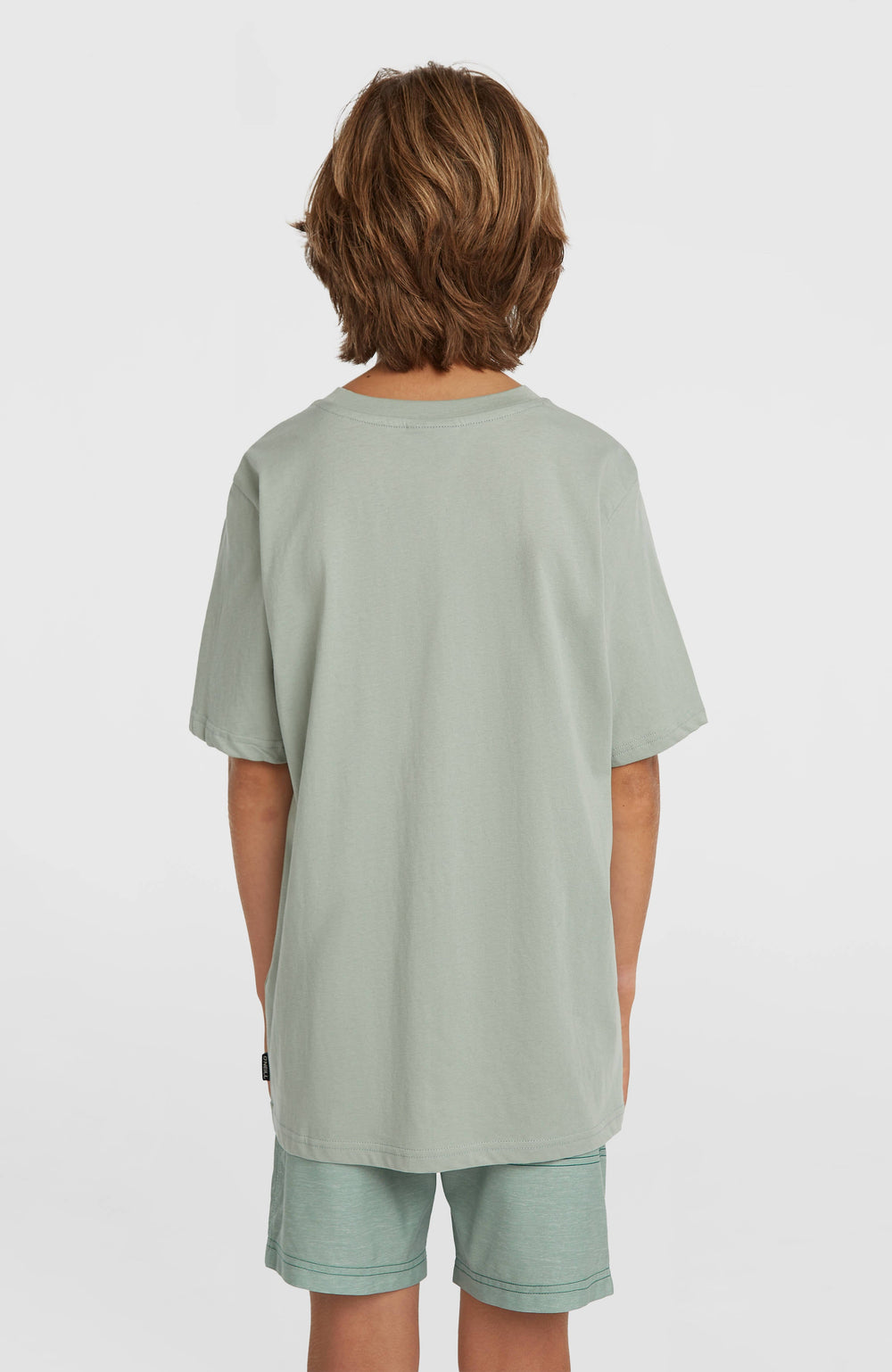 O'Neill Logo Stripe Swimshorts Kids - Boys Green Heritage O'Neill