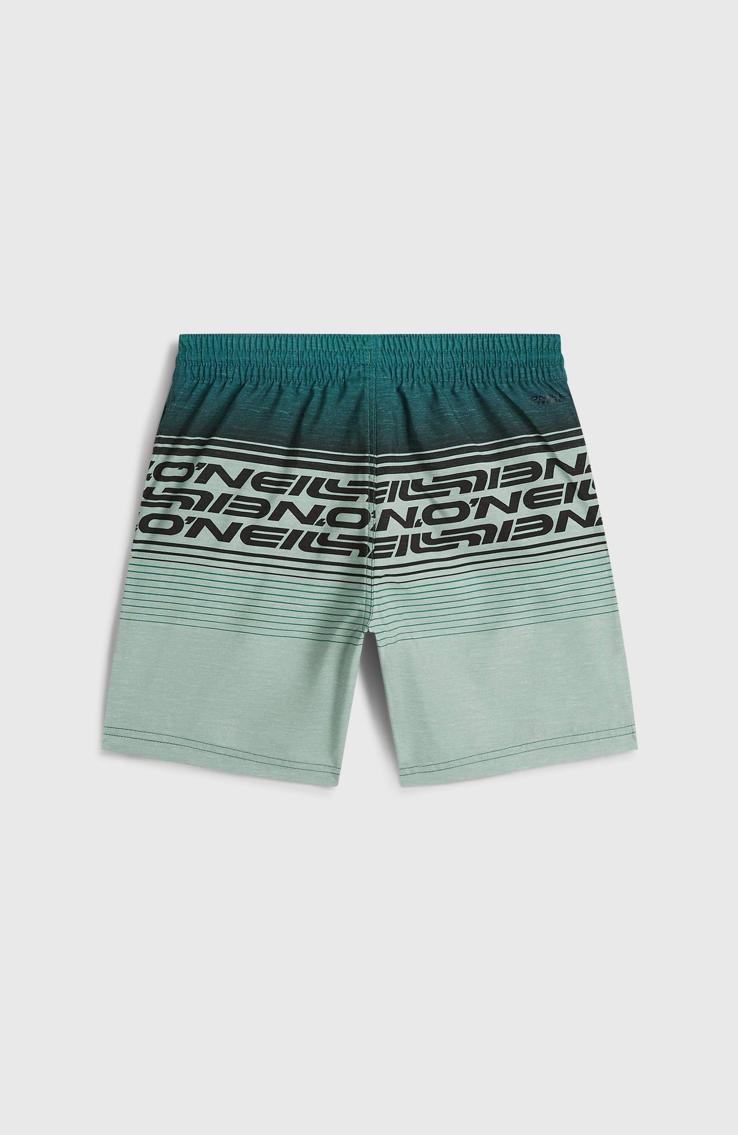 O'Neill Logo Stripe Swimshorts Kids - Boys Green Heritage O'Neill