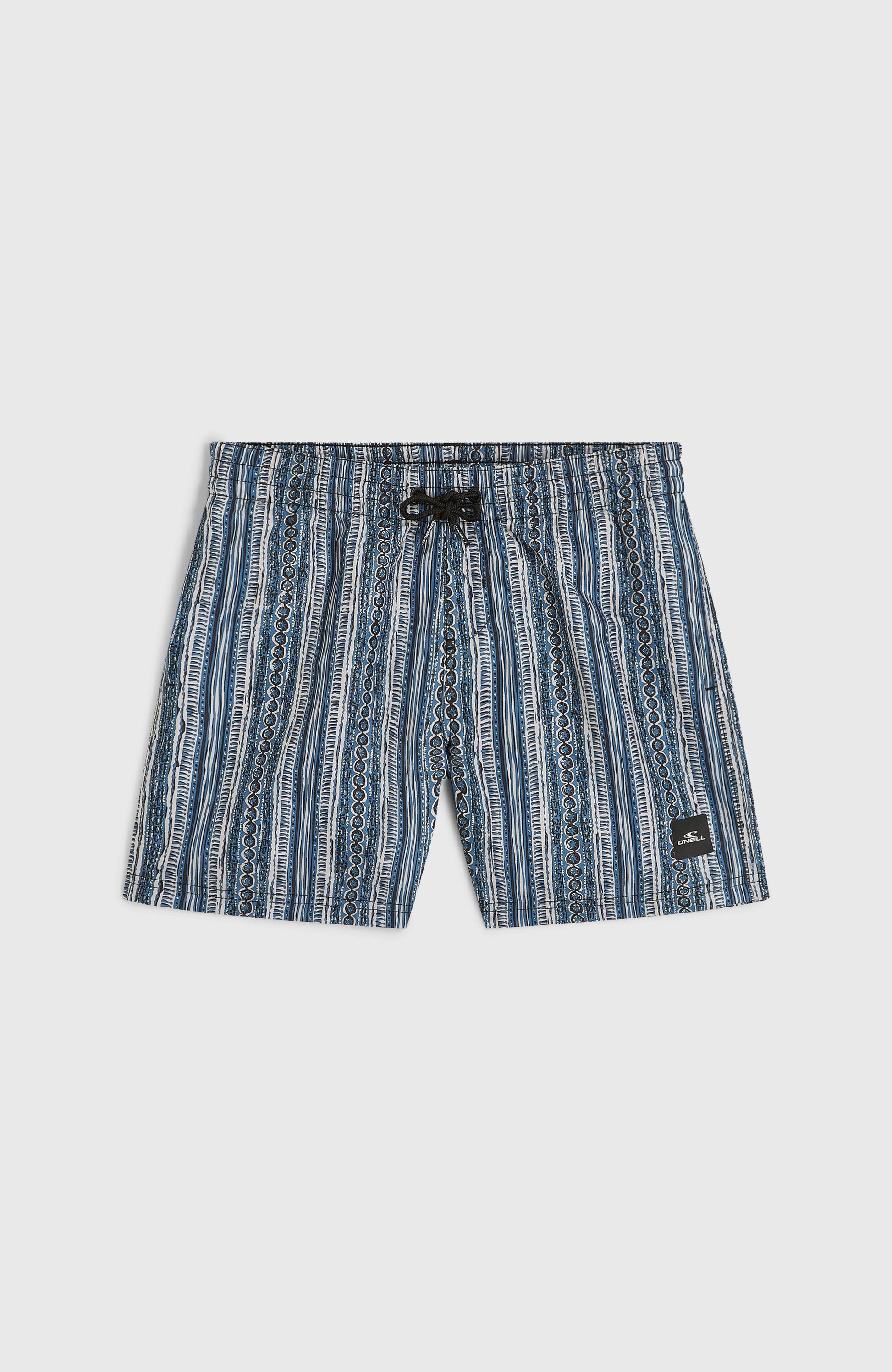 Cali 14'' Swim Shorts Kids - Blue Pressed Lines