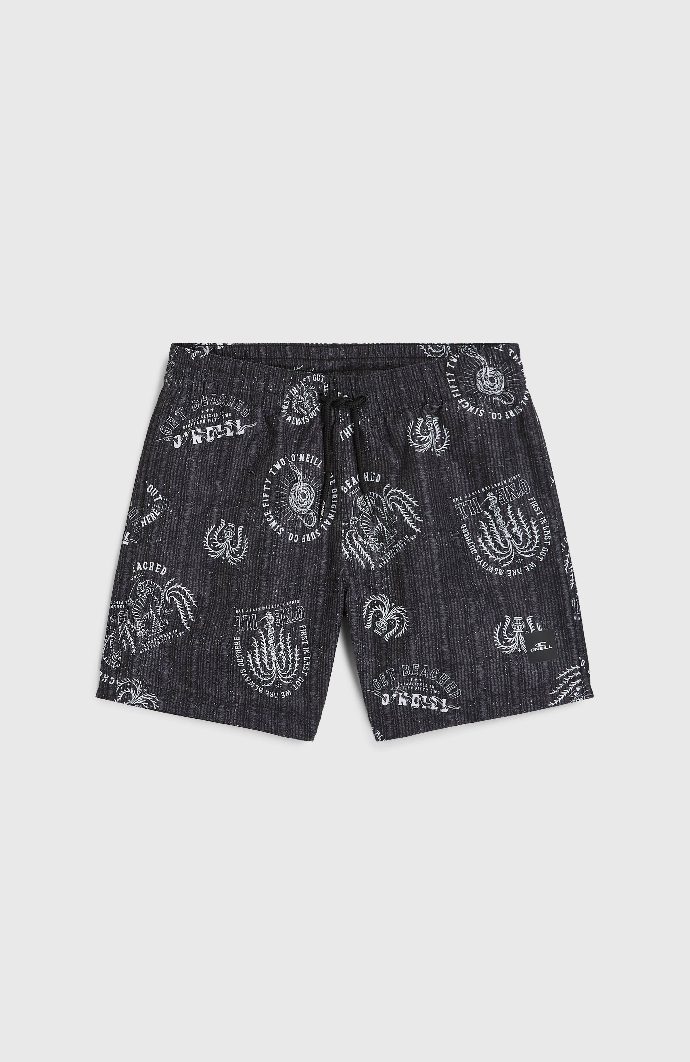 Cali 14'' Swim Shorts Kids - Black Mystical
