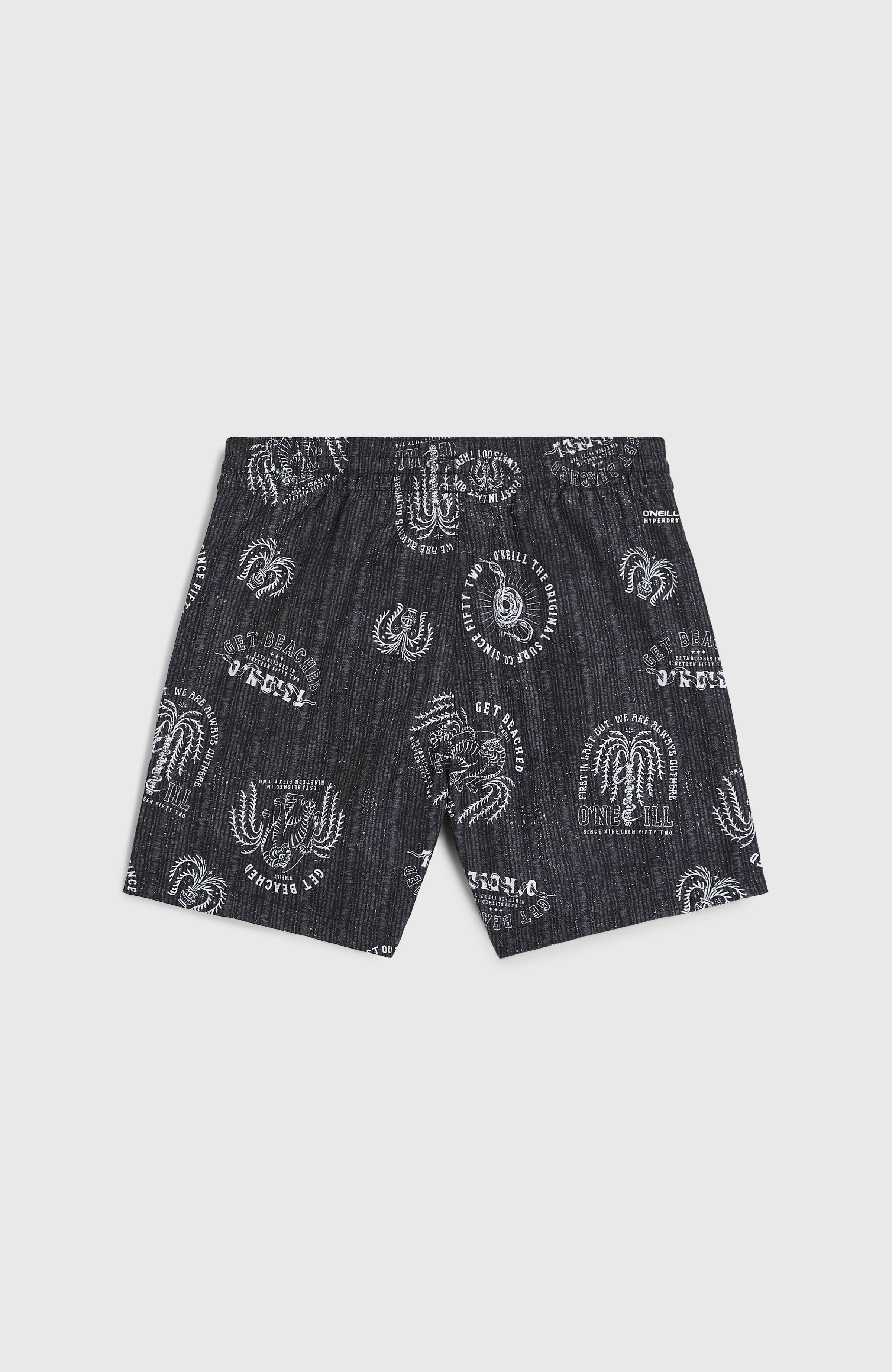 Cali 14'' Swim Shorts Kids - Black Mystical