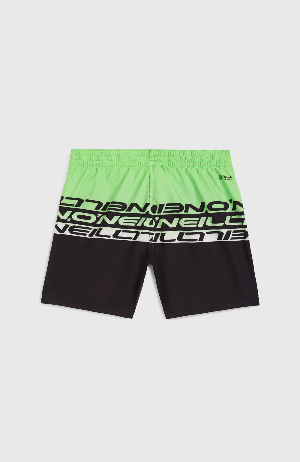 Cali Stripe 14'' Swim Shorts Kids - Green Upside Down
