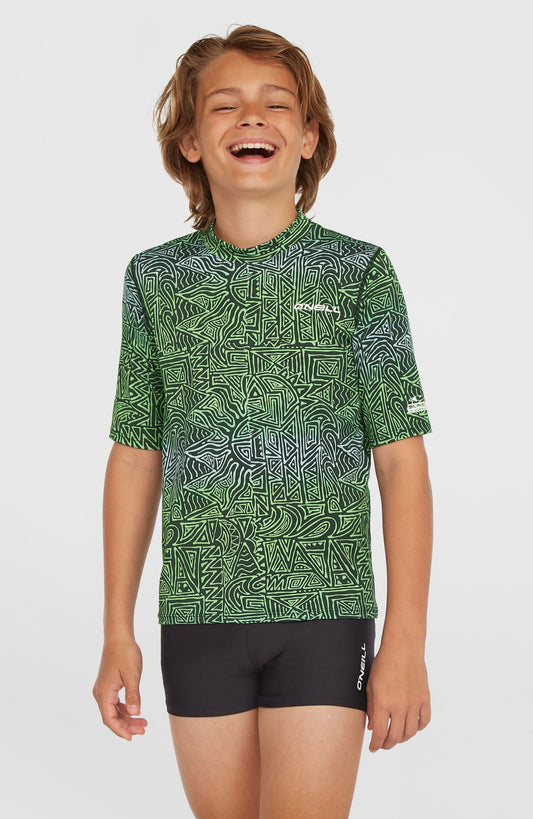 Short Sleeve Skin Kids|Wetsuits - Blue Gradikat