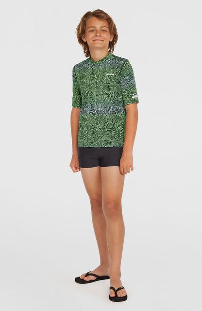 Short Sleeve Skin Kids|Wetsuits - Blue Gradikat