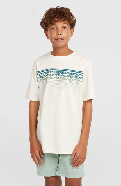 O'Neill Logo Stripe T-Shirt Kids - Snow White