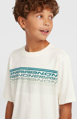 O'Neill Logo Stripe T-Shirt Kids - Snow White