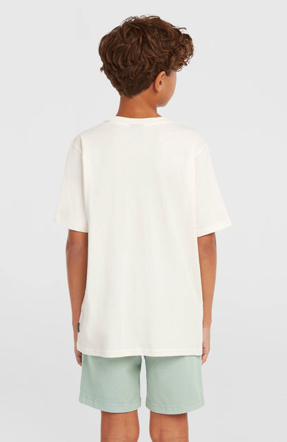 O'Neill Logo Stripe T-Shirt Kids - Snow White