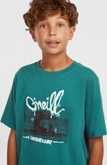 Slub Graphic T-Shirt Kids - Botanical Heat