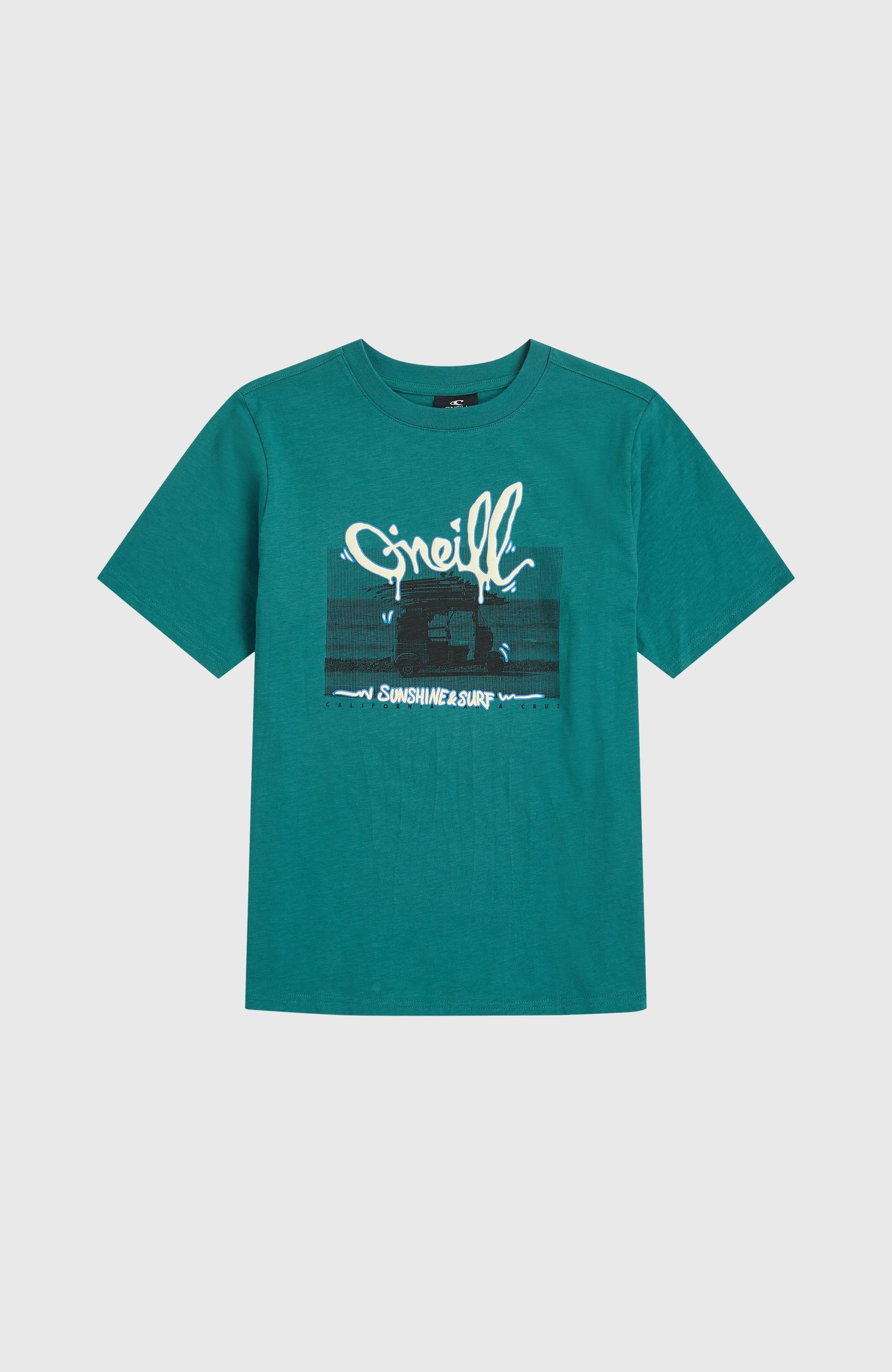 Slub Graphic T-Shirt Kids - Botanical Heat