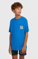 Chest Pocket T-Shirt Kids - Mediterranean Blue