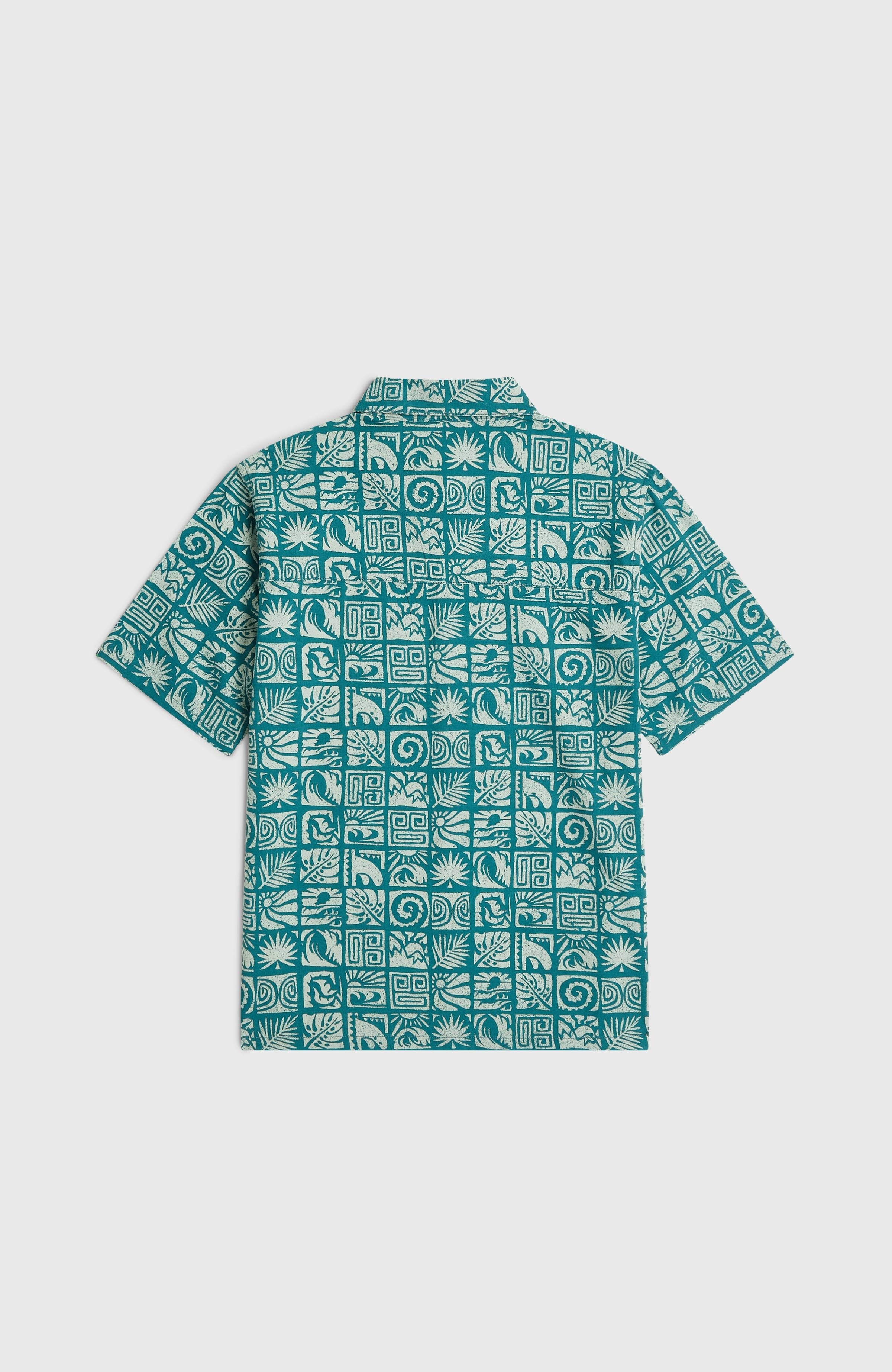 Print Shirt Kids - Blue Bricks