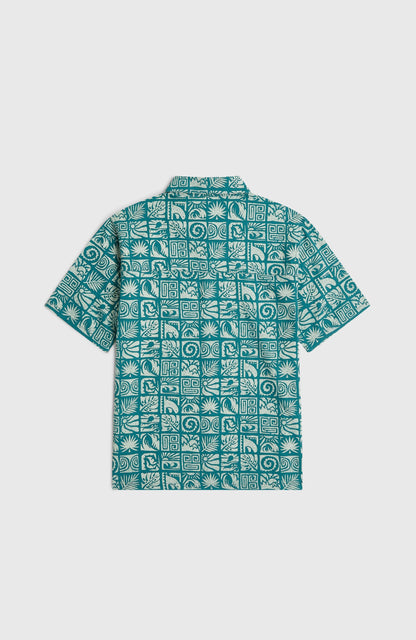 Print Shirt Kids - Blue Bricks