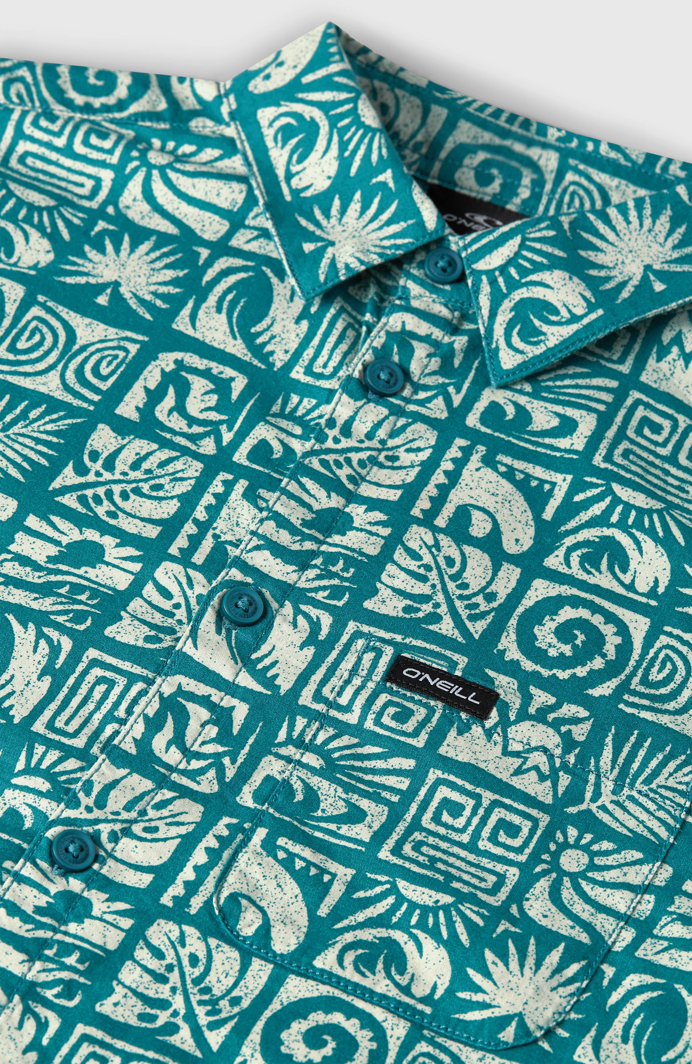 Print Shirt Kids - Blue Bricks