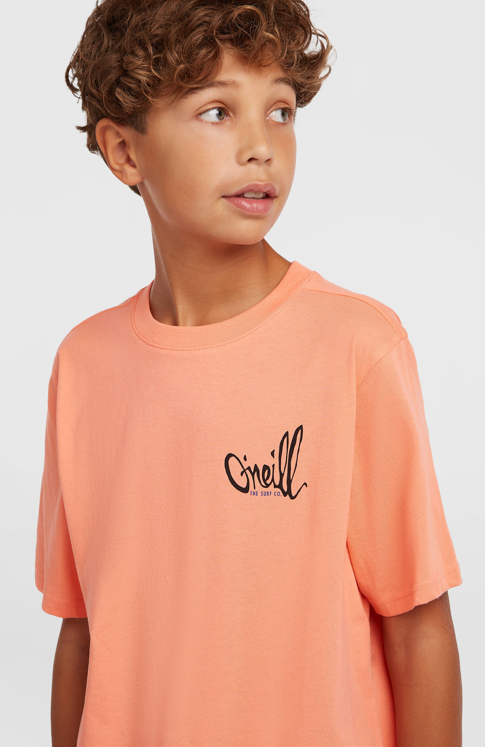 O'Neill Chest Print T-Shirt Kids - Funky Peach
