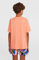 O'Neill Chest Print T-Shirt Kids - Funky Peach