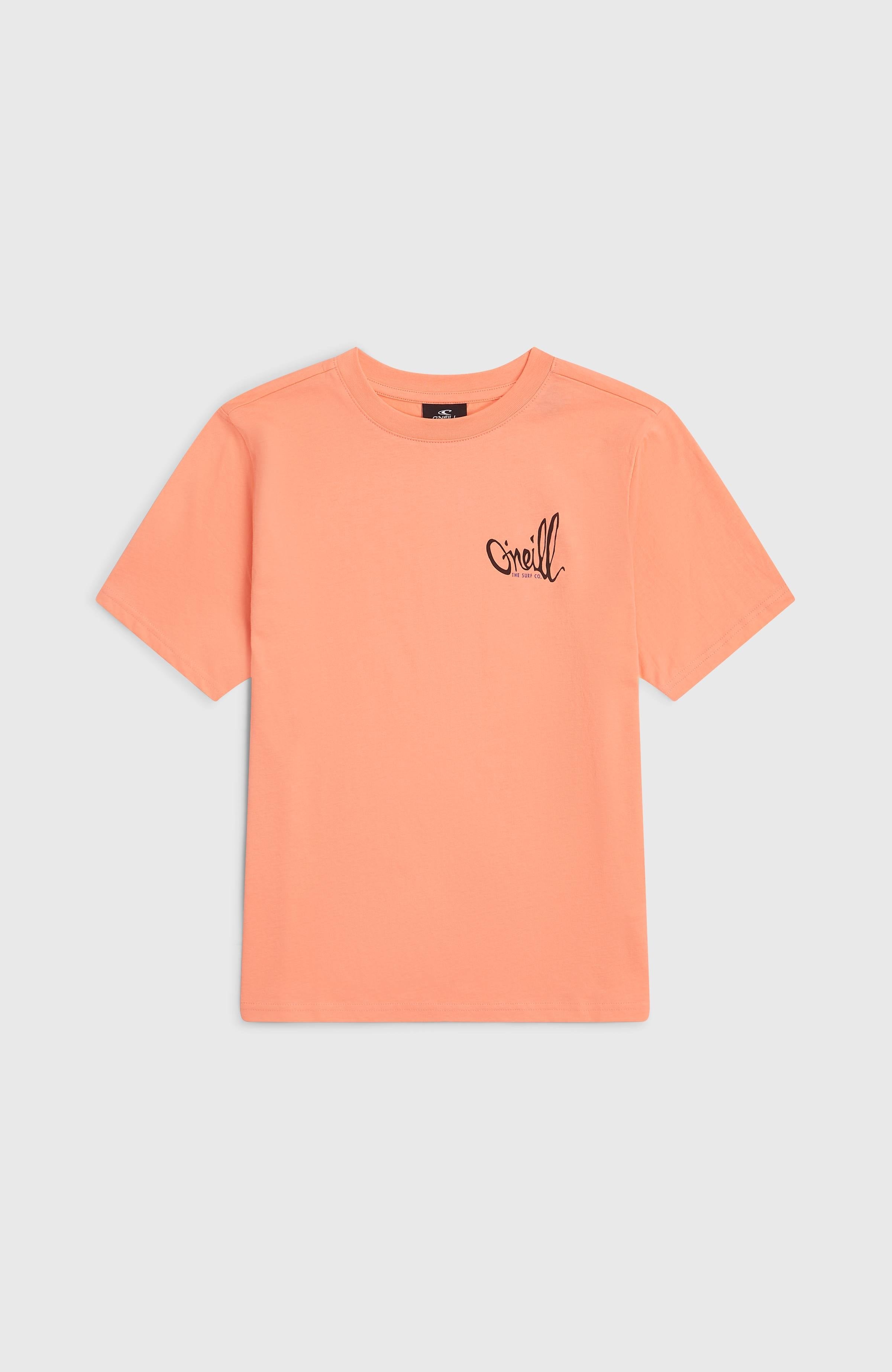 O'Neill Chest Print T-Shirt Kids - Funky Peach