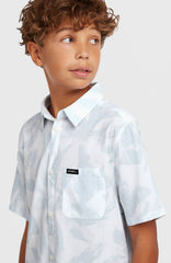 Print Shirt Kids - White Spray Flower