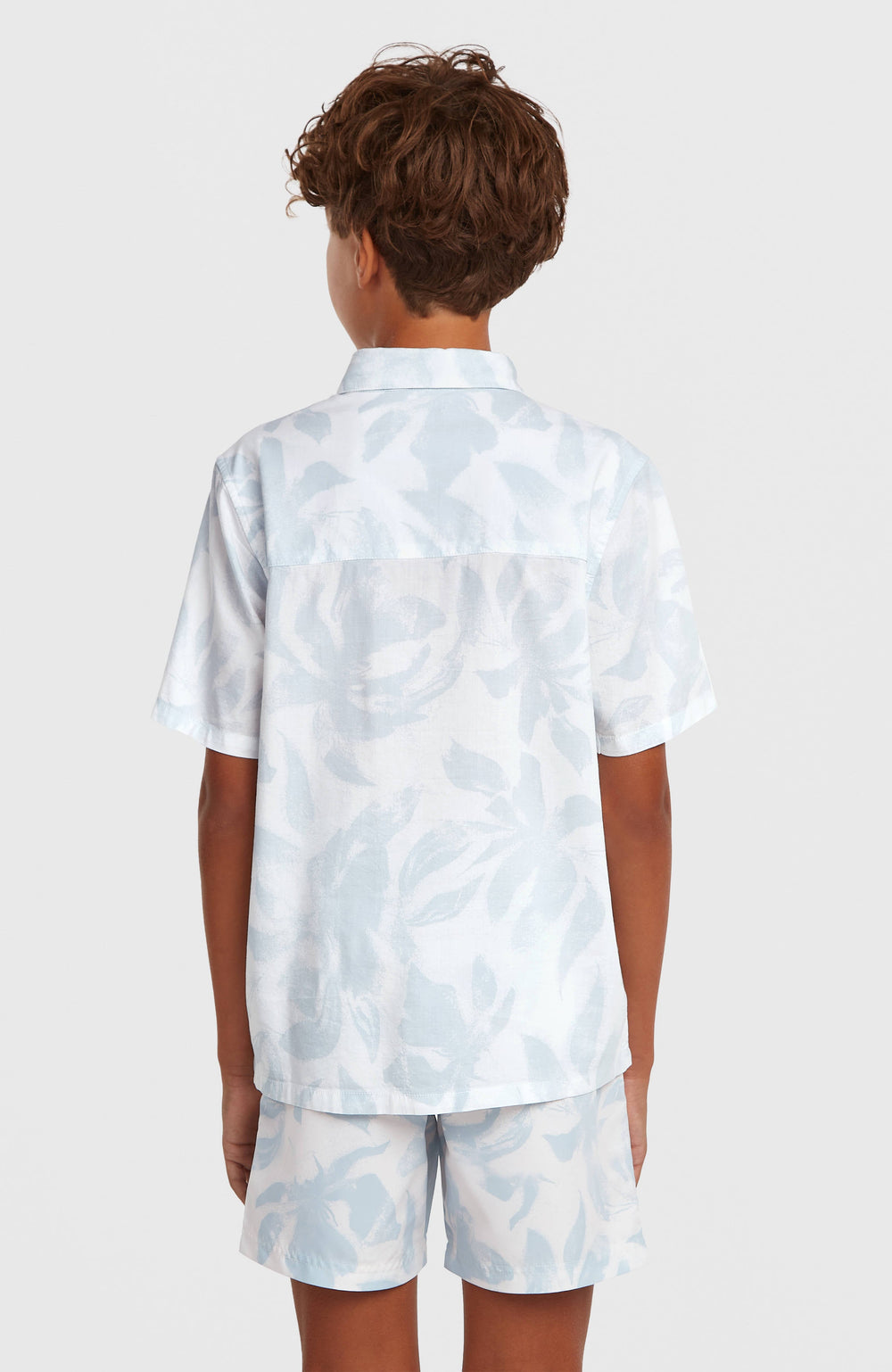 Print Shirt Kids - White Spray Flower