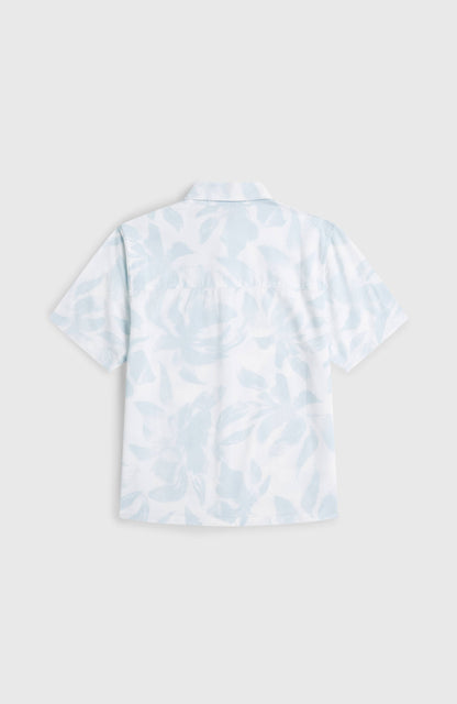Print Shirt Kids - White Spray Flower