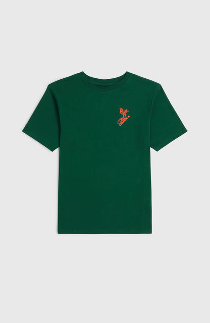 Back-Print T-Shirt Kids - Emerald Envy