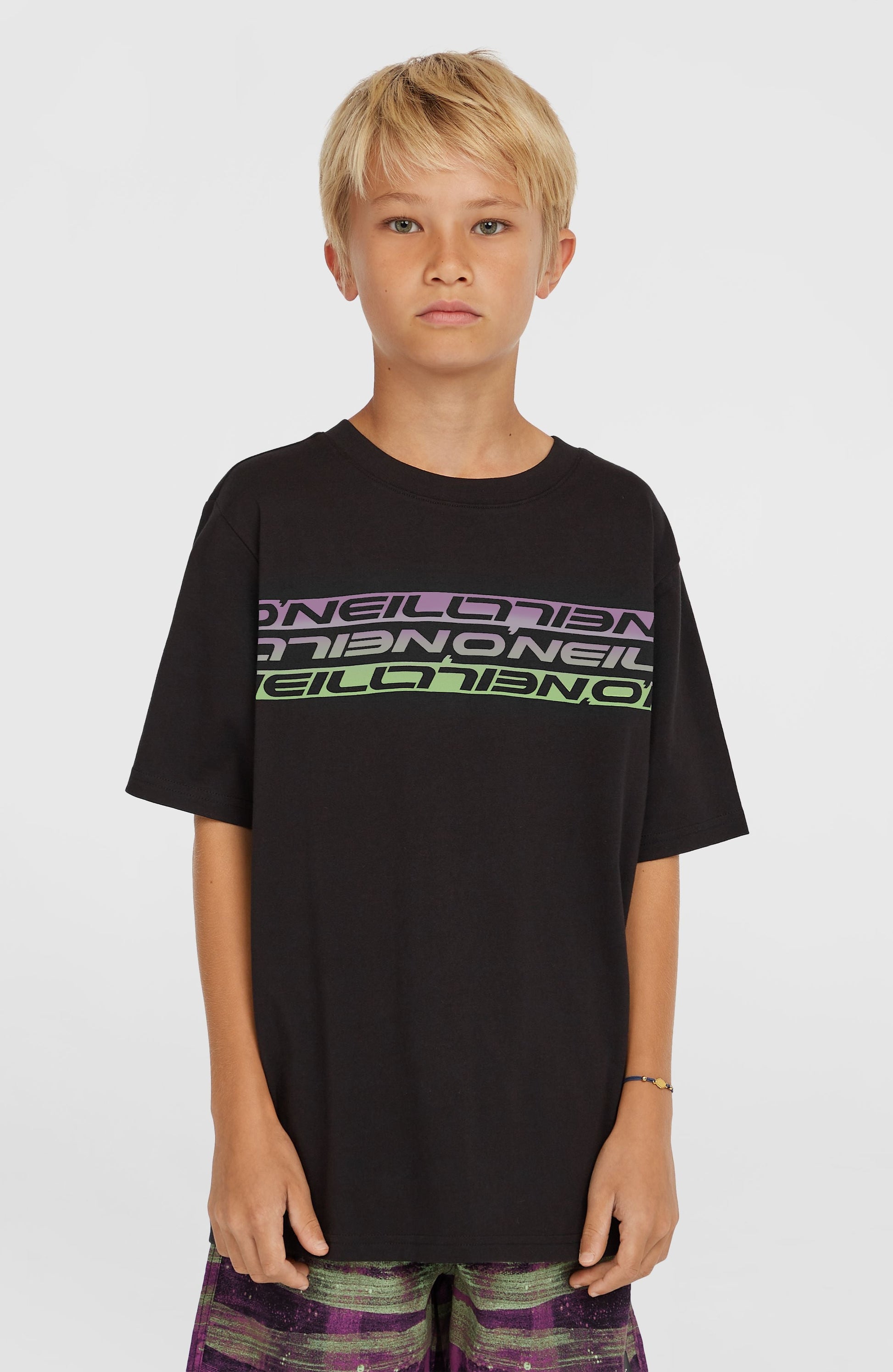 Stripe T-Shirt Kids - Black Out