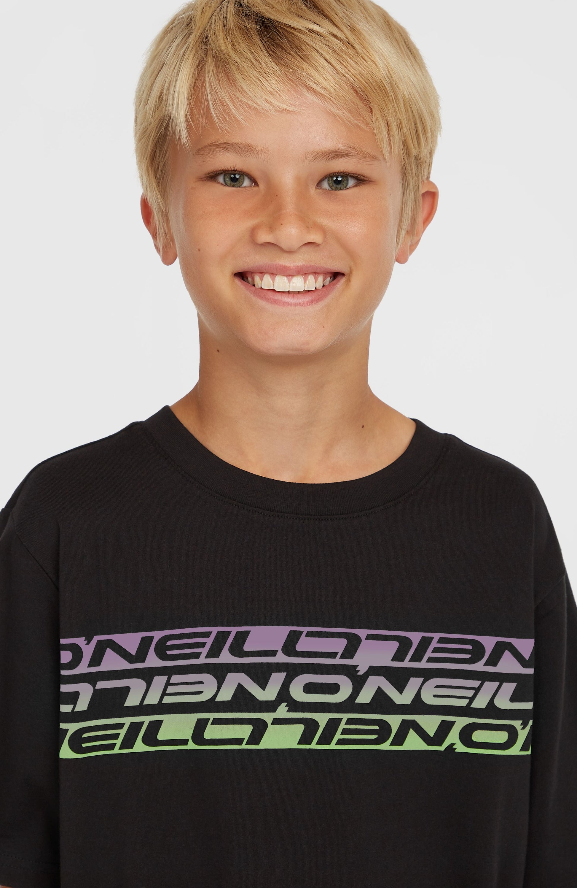 Stripe T-Shirt Kids - Black Out