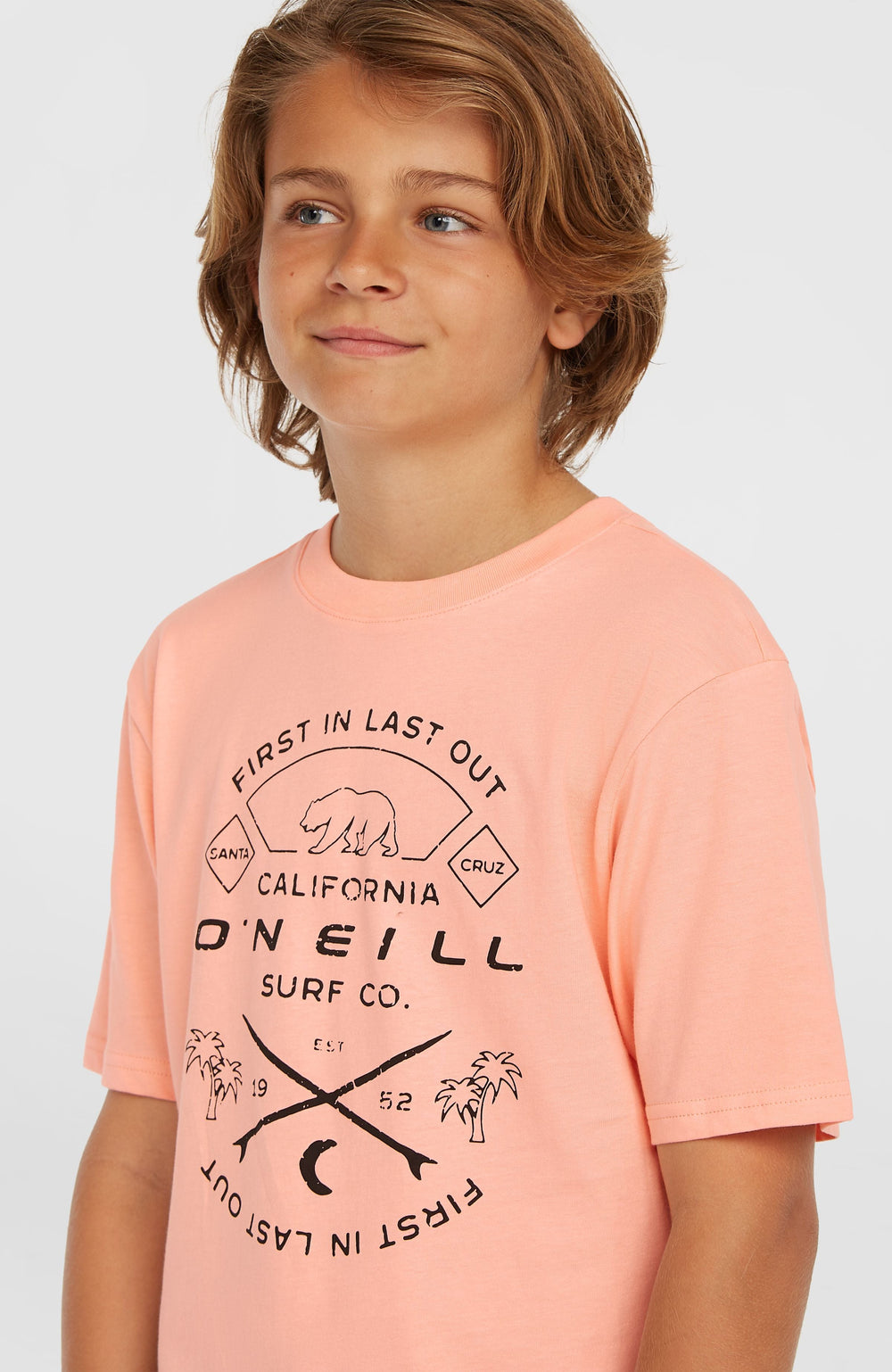 Jack O'Neill Muir T-Shirt Kids - Coral Pop
