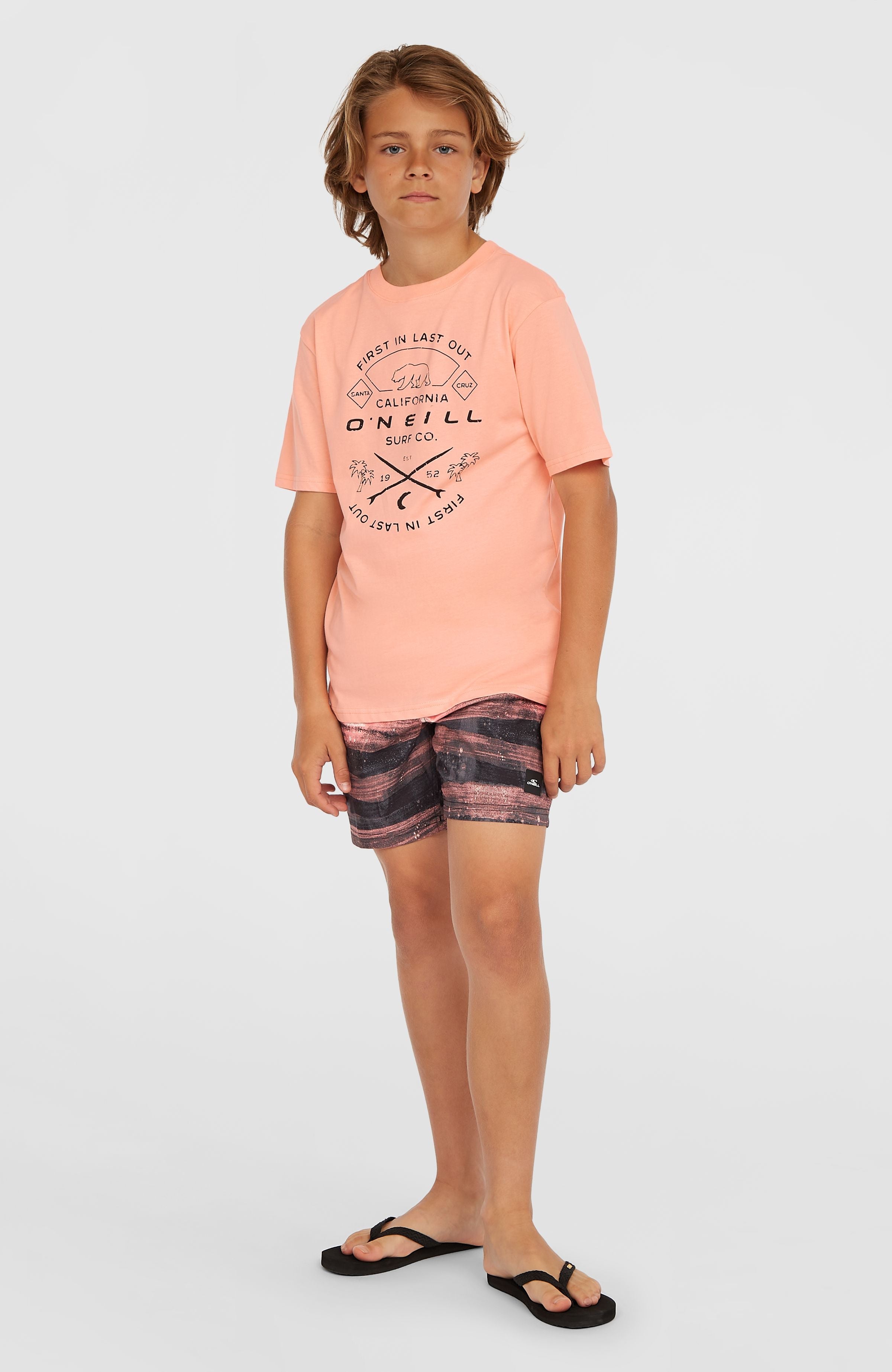 Jack O'Neill Muir T-Shirt Kids - Coral Pop