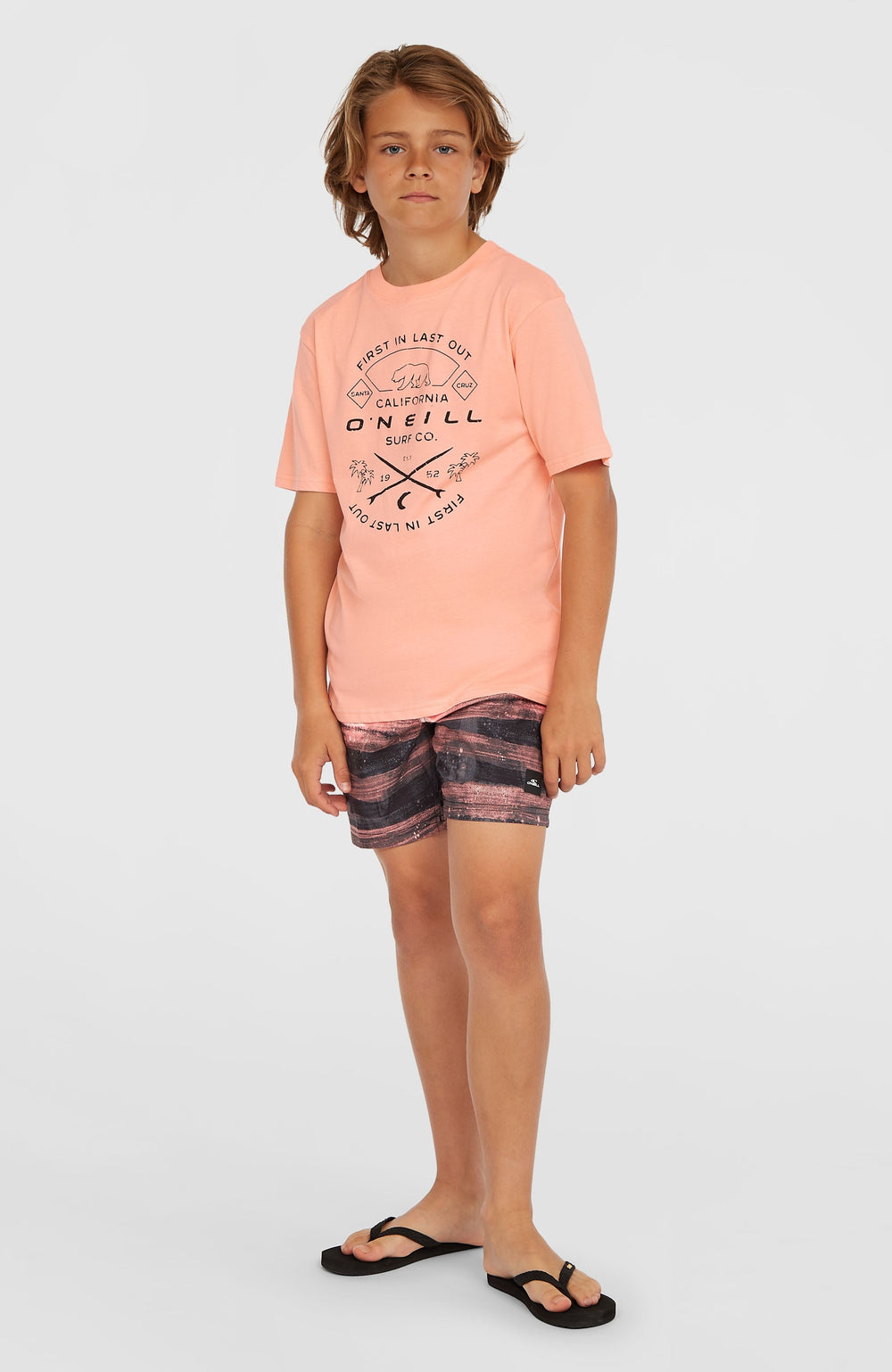 Jack O'Neill Muir T-Shirt Kids - Coral Pop