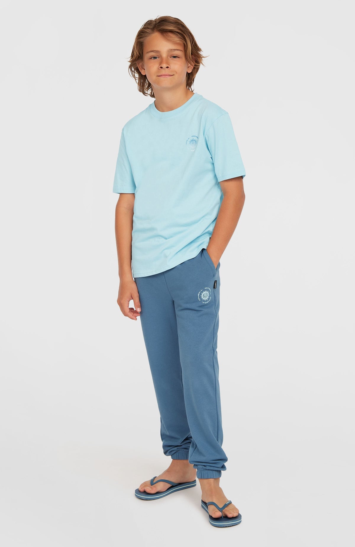 Logo Sweatpants Kids - Copen Blue