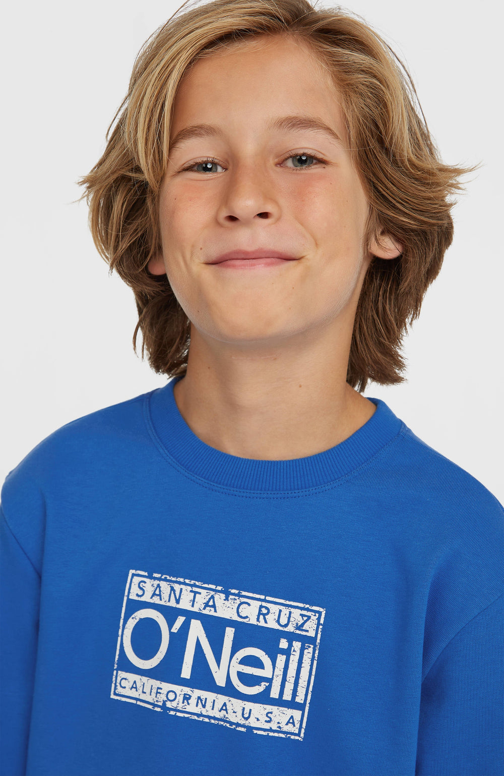Cali Crew Sweatshirt Kids - Mediterranean Blue