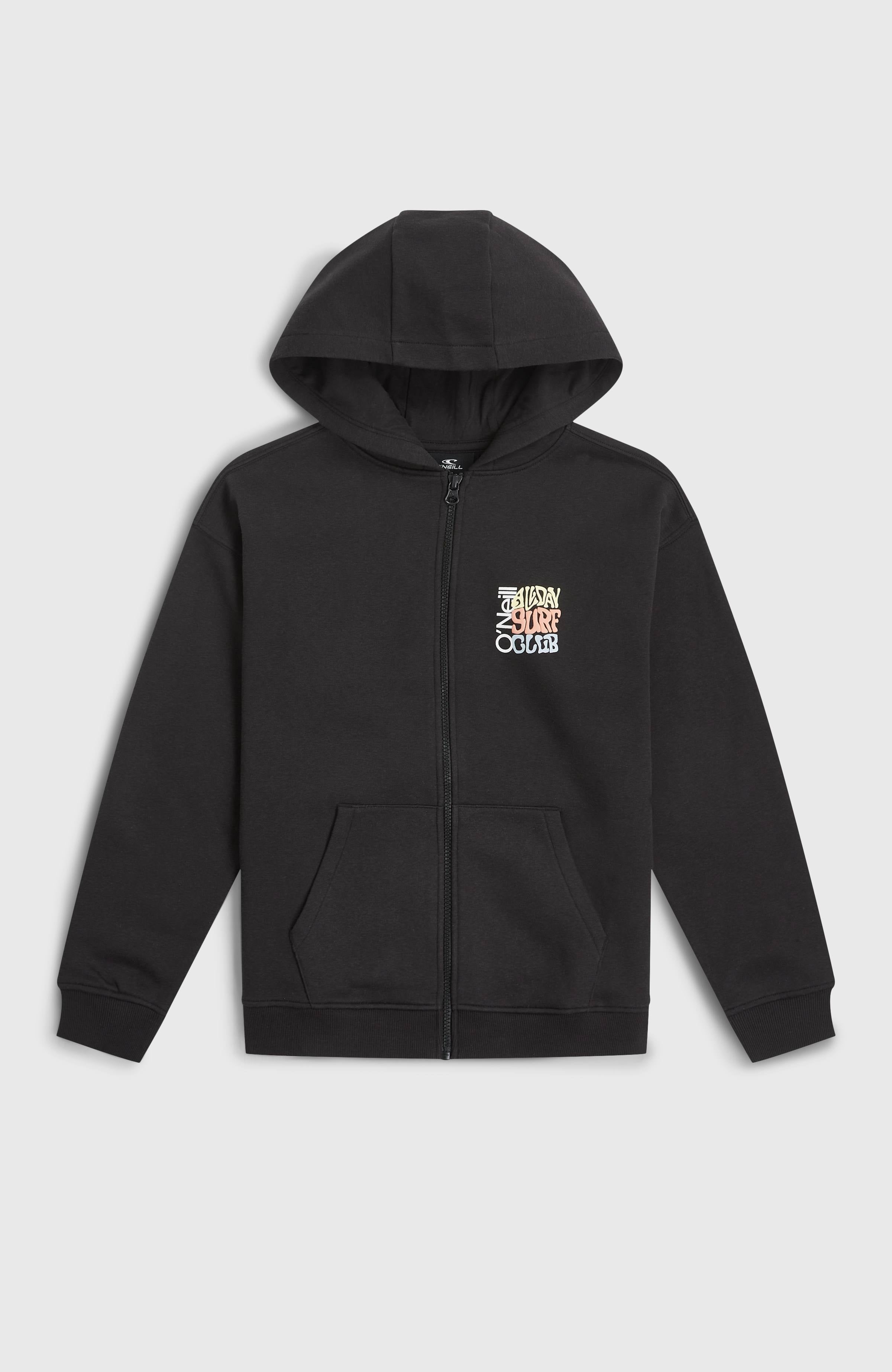 Graphic Full-Zip Hoodie Kids - Black Out