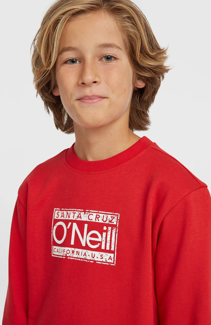 Cali Crew Sweatshirt Kids - High Risk Red