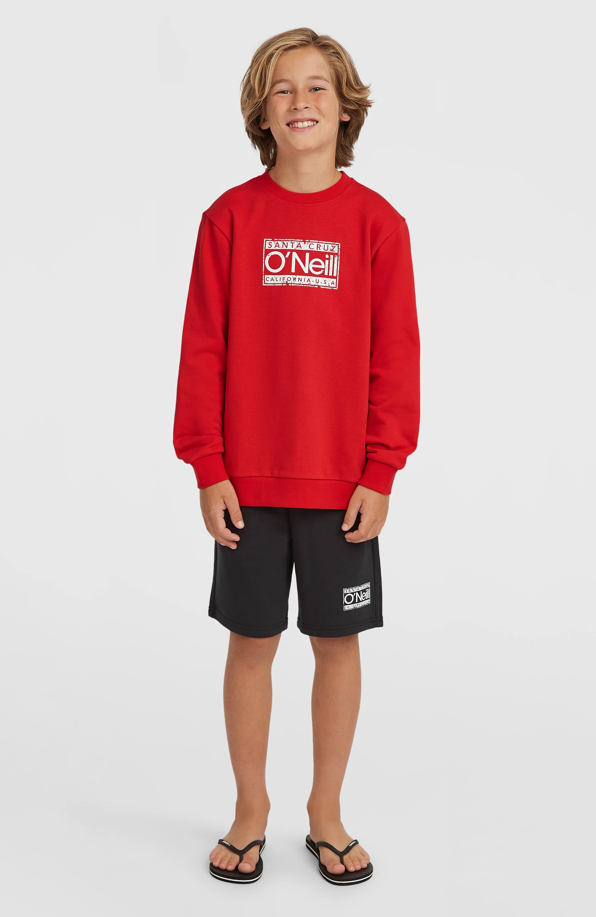 Cali Crew Sweatshirt Kids - High Risk Red