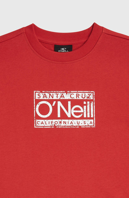 Cali Crew Sweatshirt Kids - High Risk Red
