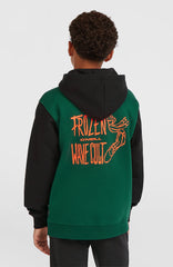 FWC'Play Hoodie Kids - Emerald Envy Colour Block