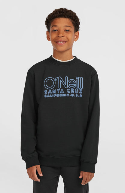 Essentials Crew Sweatshirt Kids - Black Out