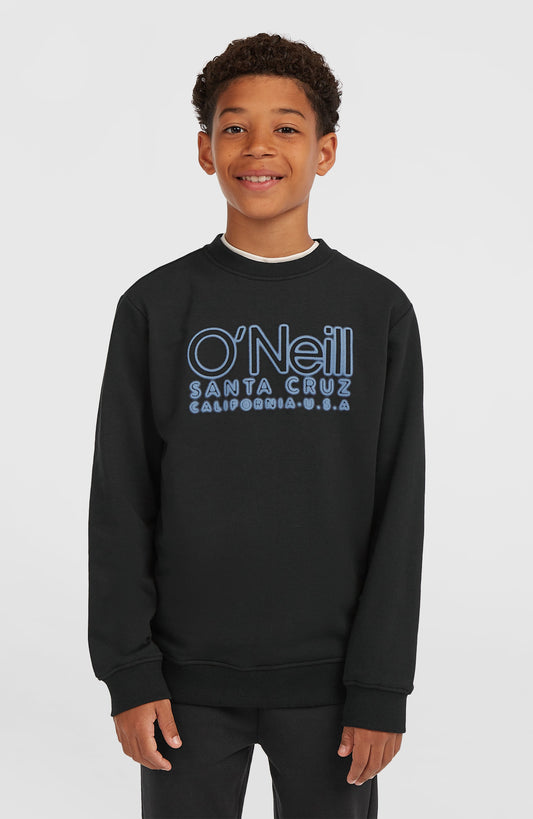 Essentials Crew Sweatshirt Kids - Black Out