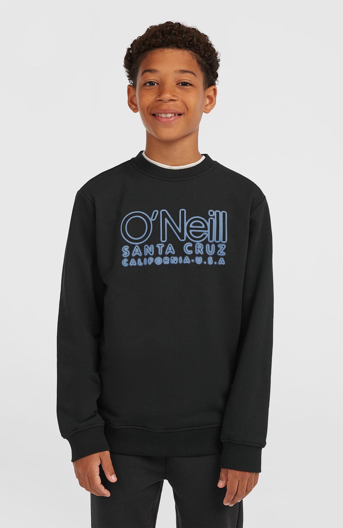 Essentials Crew Sweatshirt Kids - Black Out