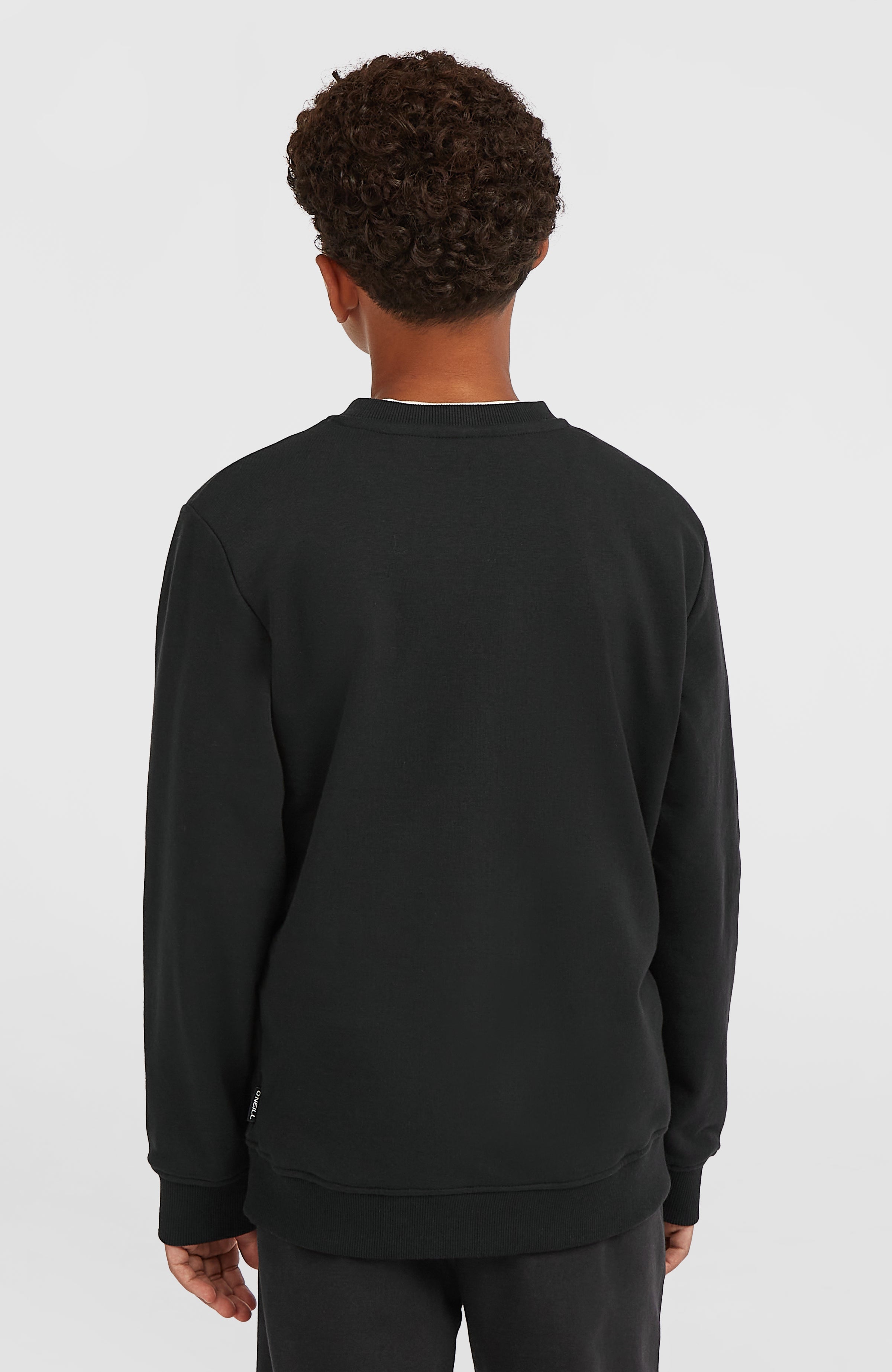 Essentials Crew Sweatshirt Kids - Black Out