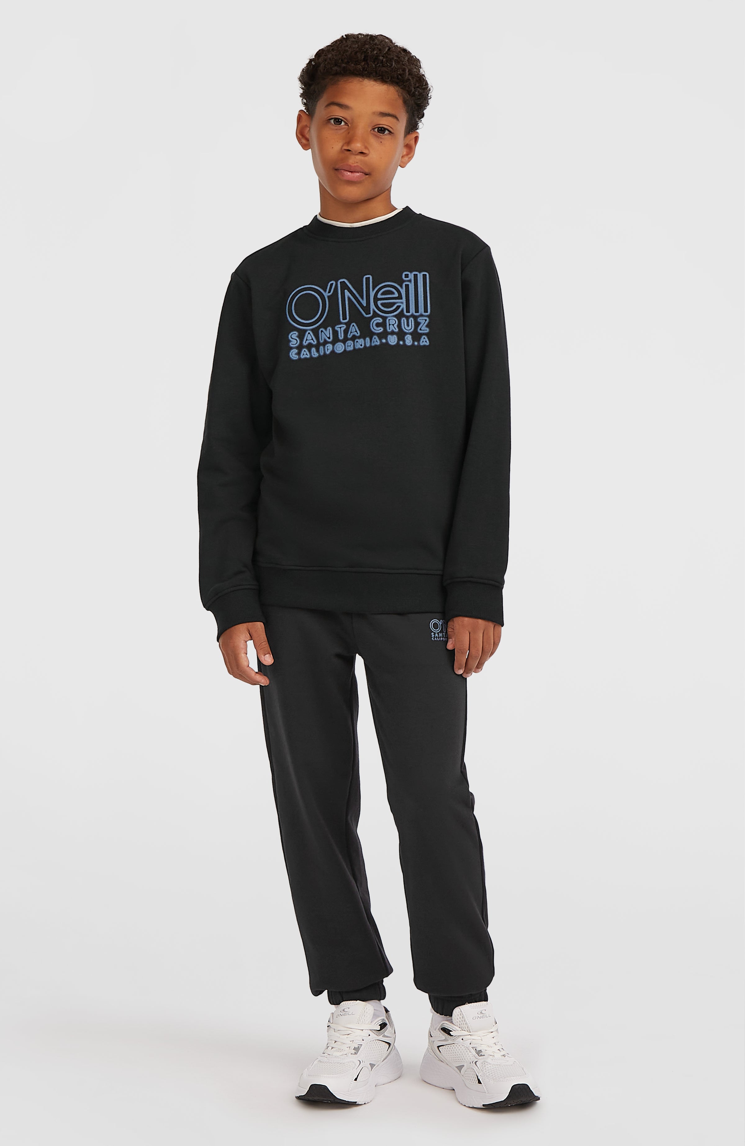 Essentials Crew Sweatshirt Kids - Black Out