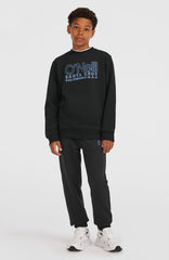 Essentials Crew Sweatshirt Kids - Black Out