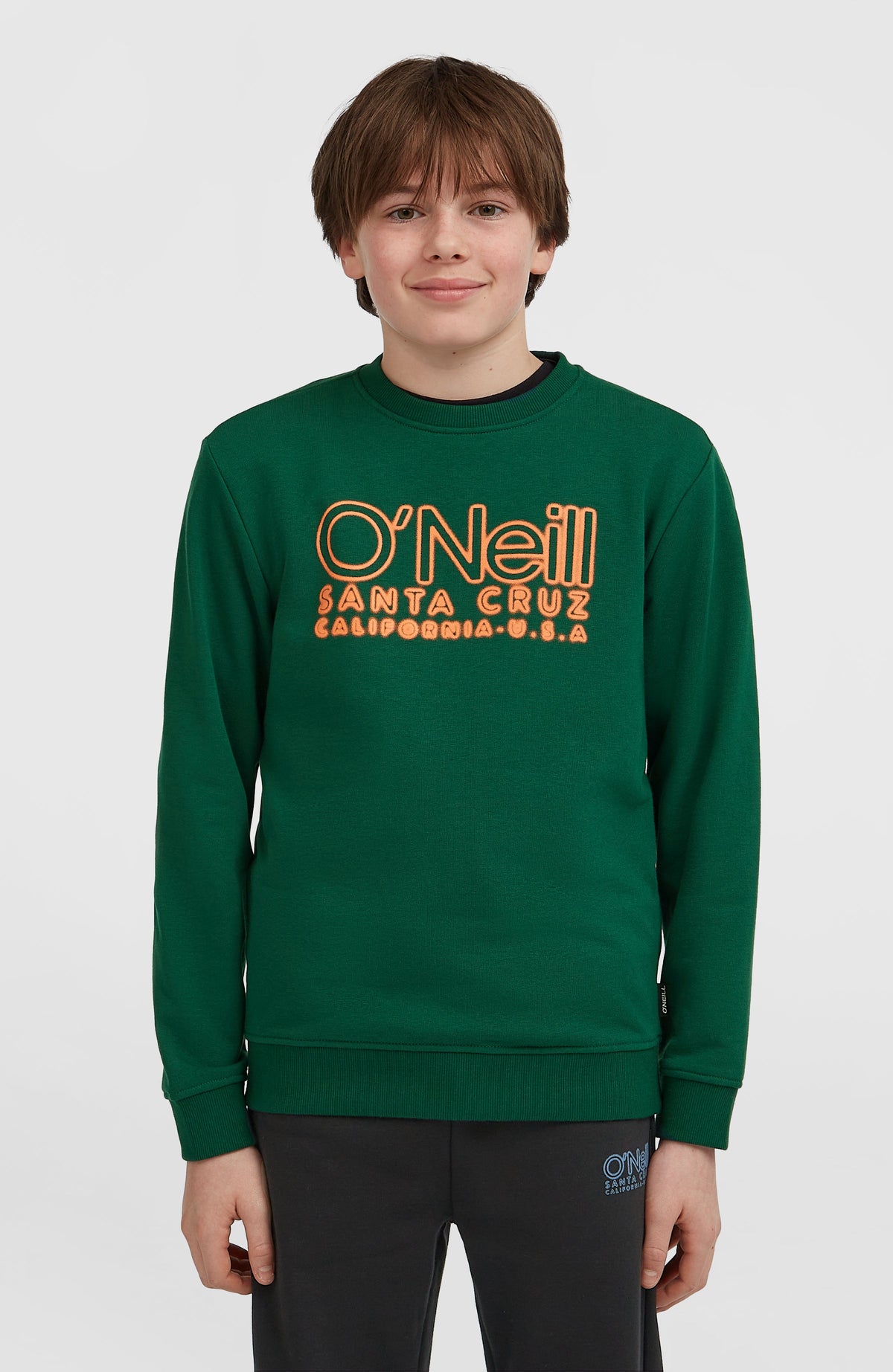 Essentials Crew Sweatshirt Kids - Emerald Envy