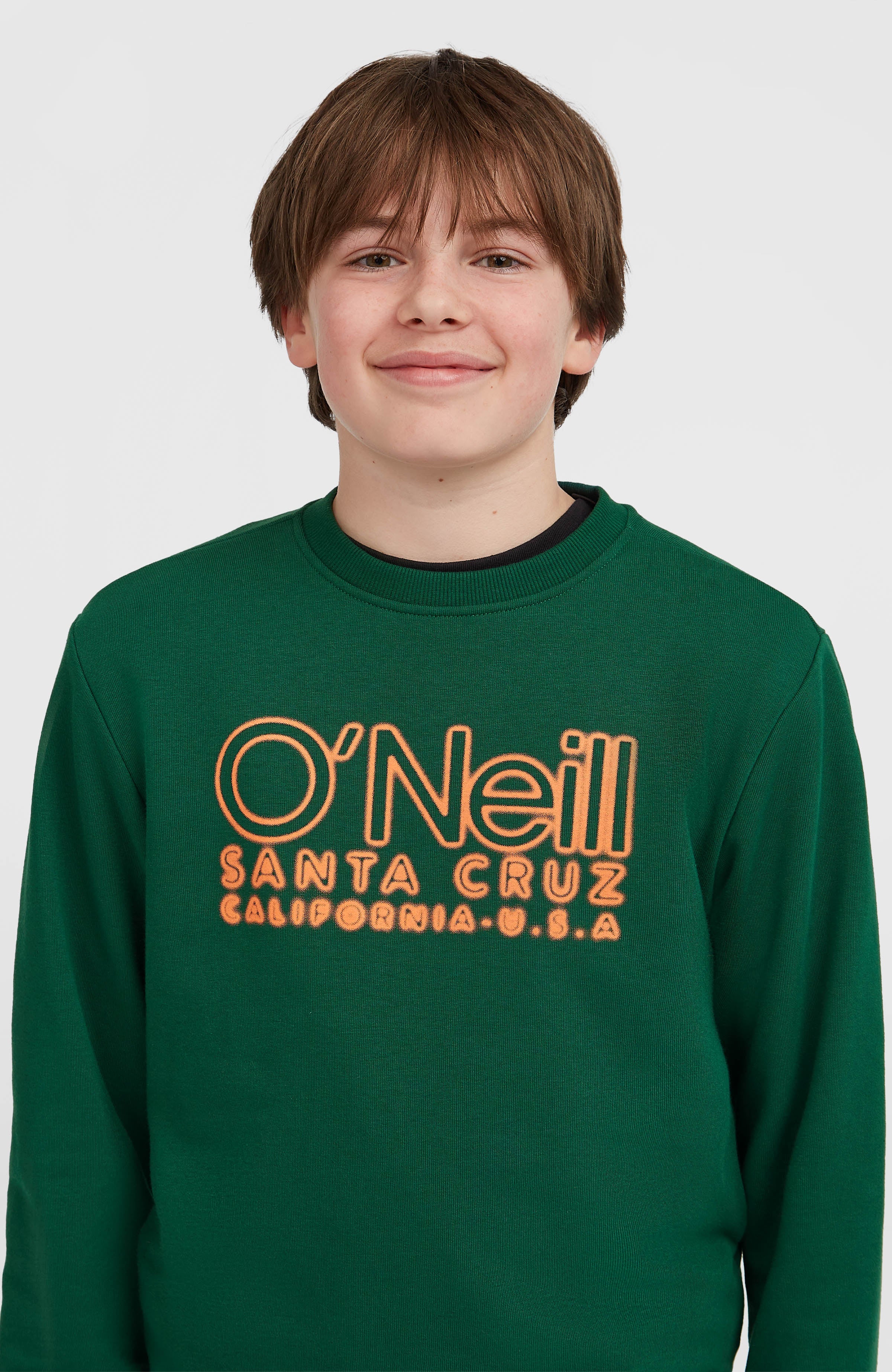 Essentials Crew Sweatshirt Kids - Emerald Envy